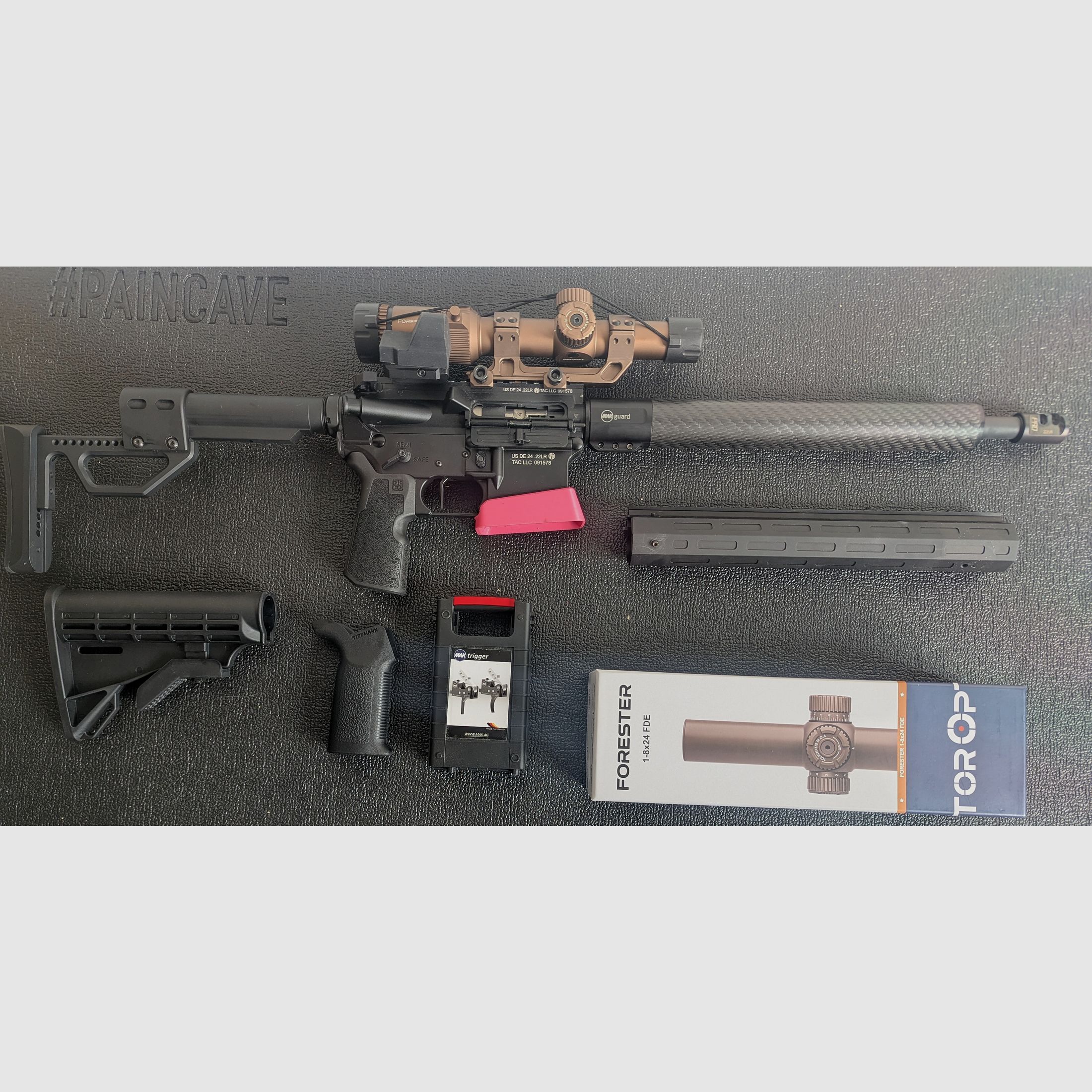 Tippmann M4 22 \\ wysokiej klasy przeróbka do IPSC MiniRifle //