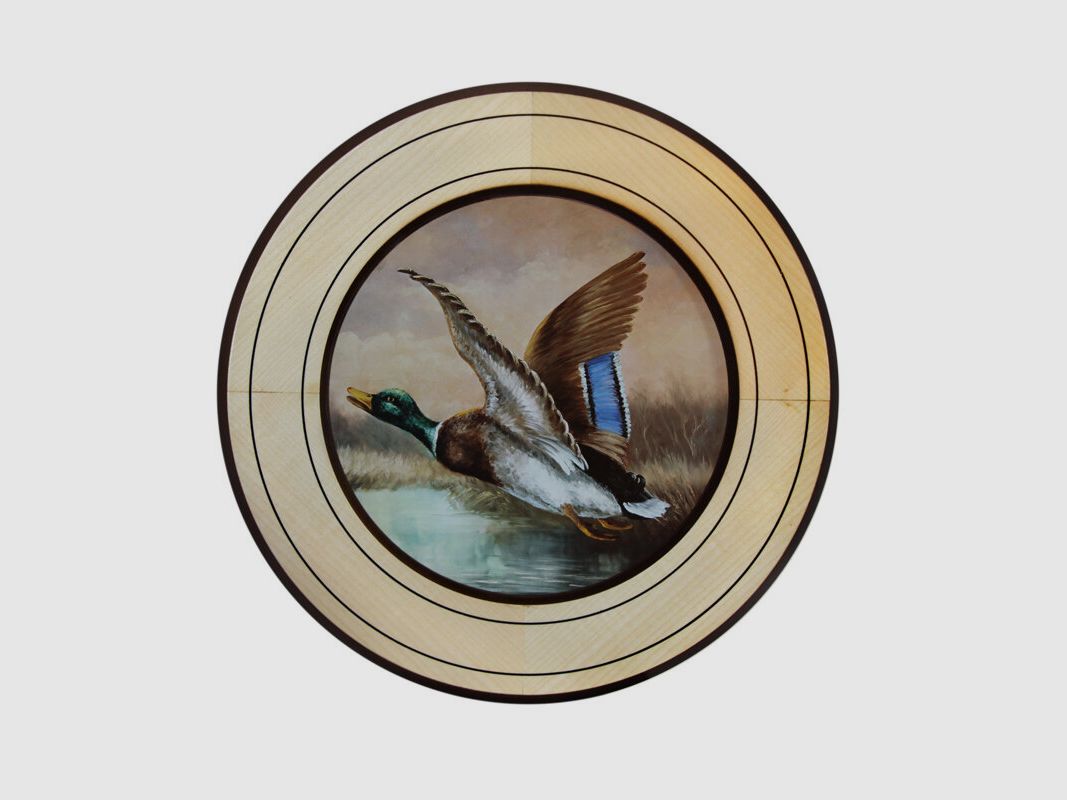 Honor plate deer in change frame 34cm