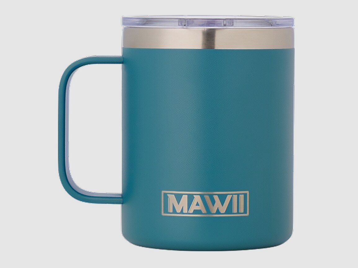 Stainless Steel Mug with Handle, 350 ml, Black, image 8 of 9