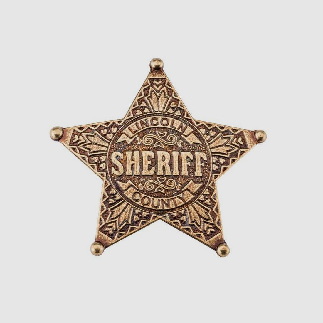 Sheriff star - gray sheriff star, image 4 of 4
