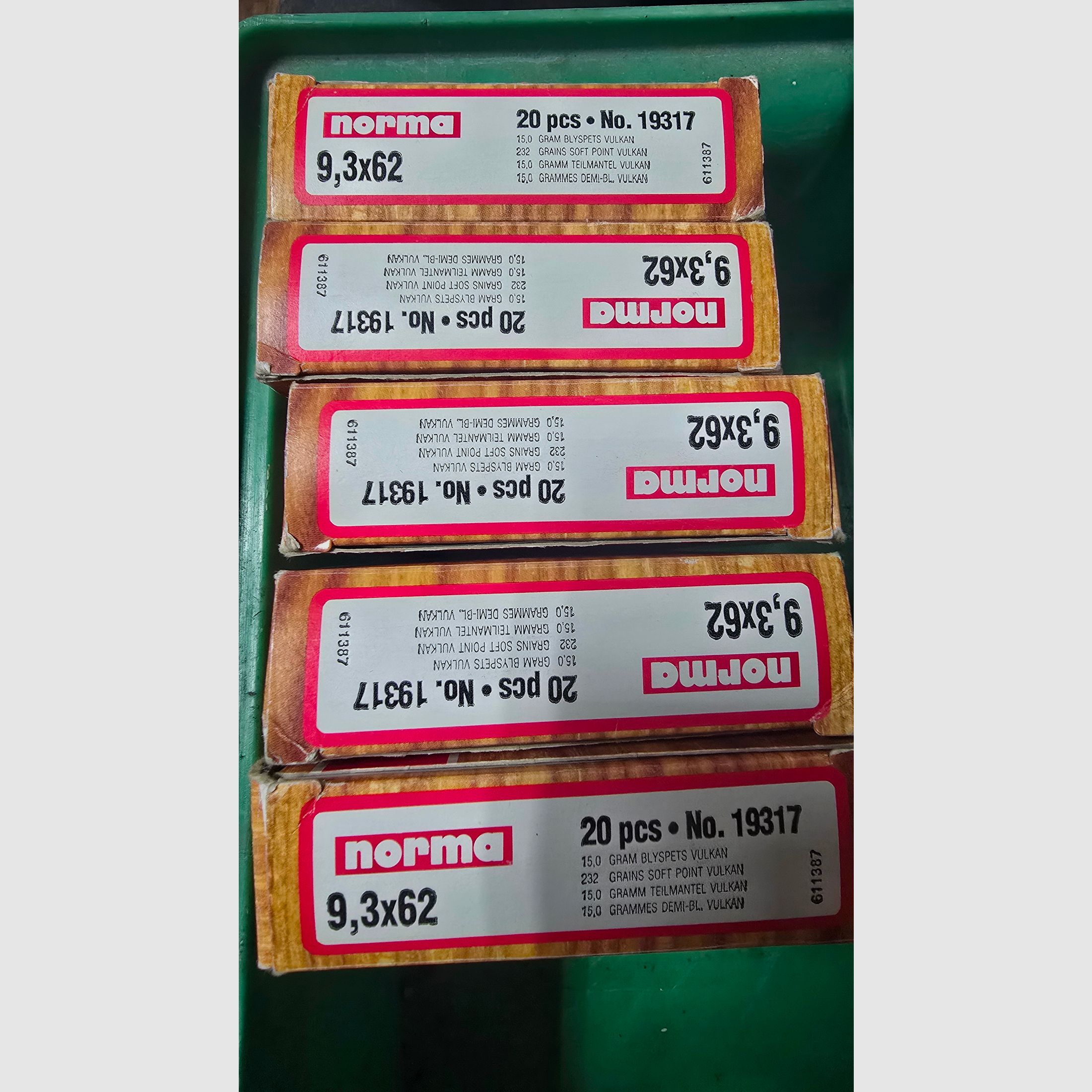Hülsen 9,3x62 Norma