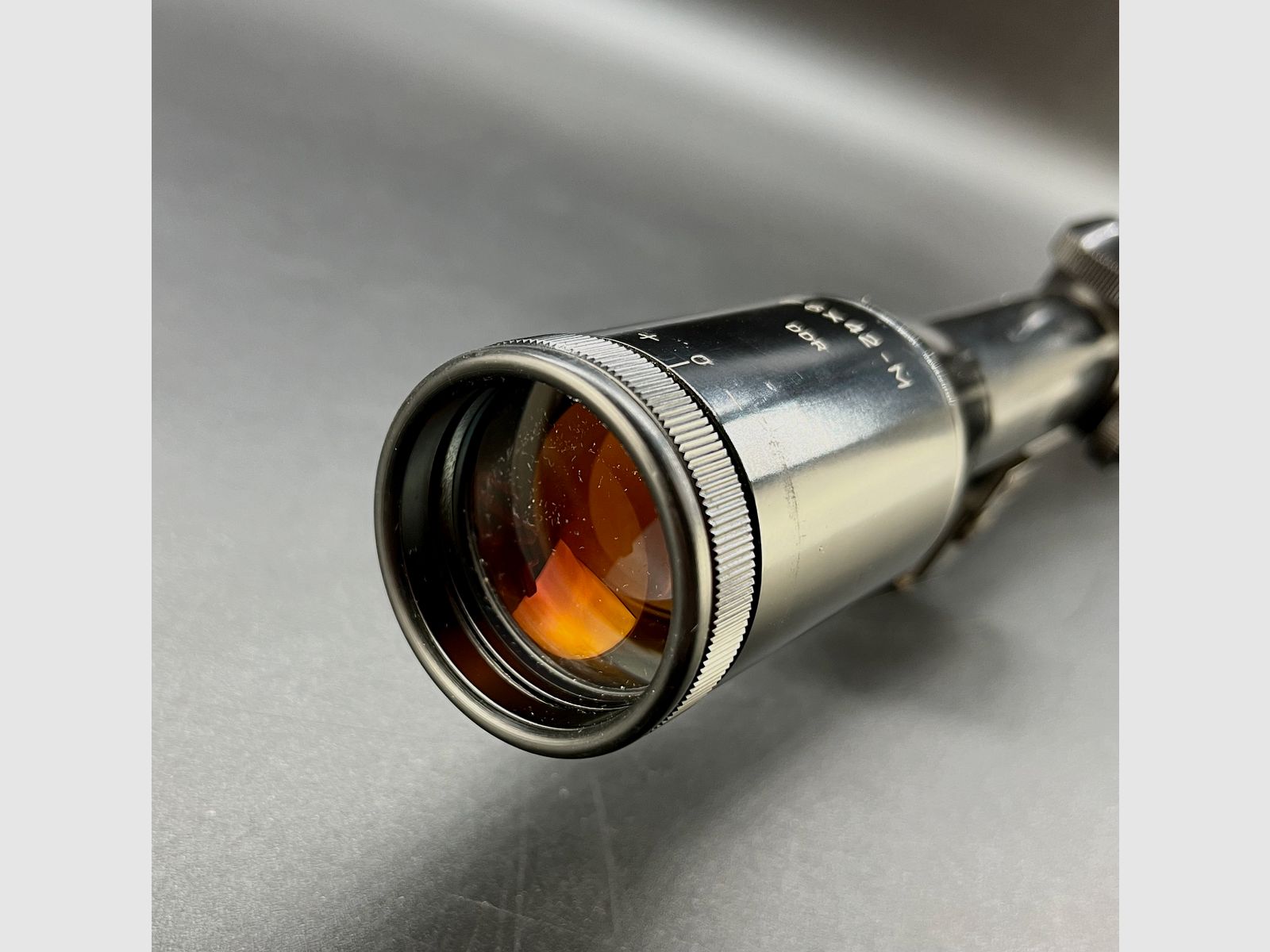 Carl Zeiss Jena Zielfernrohr ZF 6x42 M DDR Absehen 1 mit Prismenschiene S0018