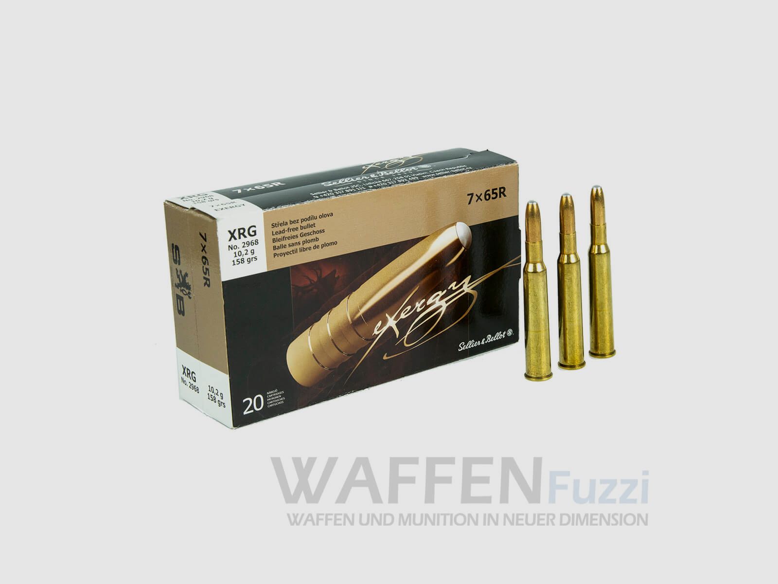 S&B 7x65R eXergy XRG munizioni da caccia senza piombo 158gr