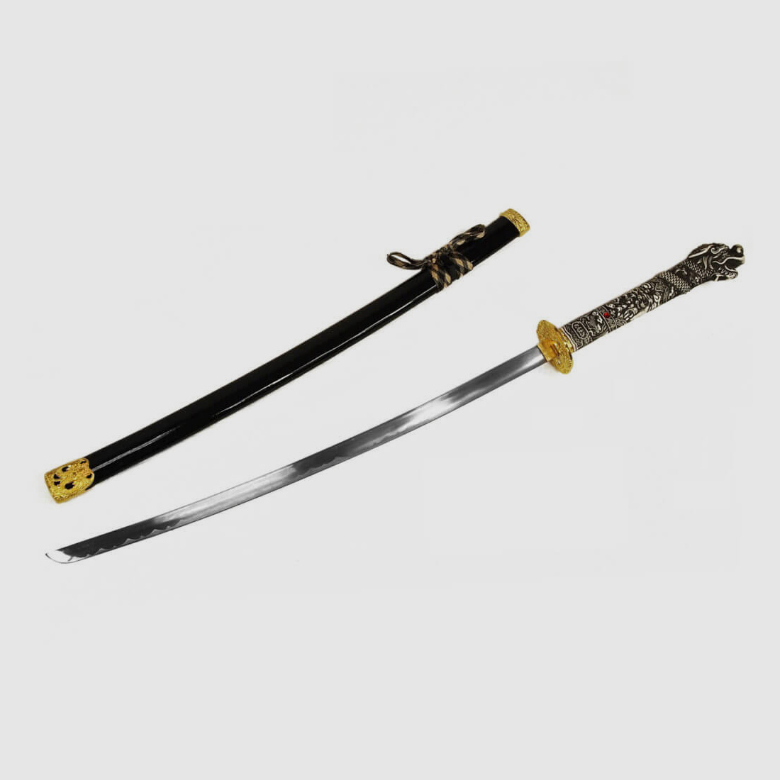 Katana Connor MacLeod Schwert mit Drachenkopf