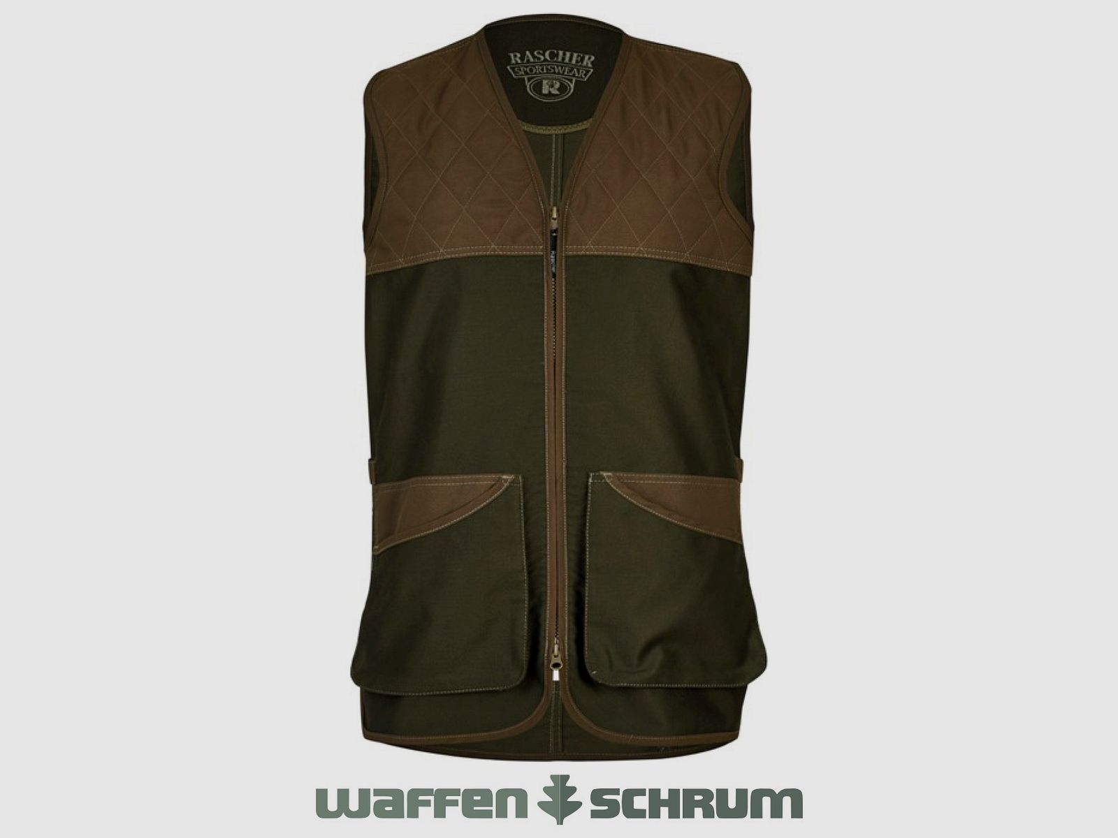 Rascher schietvest met Cordura-beslag Groen