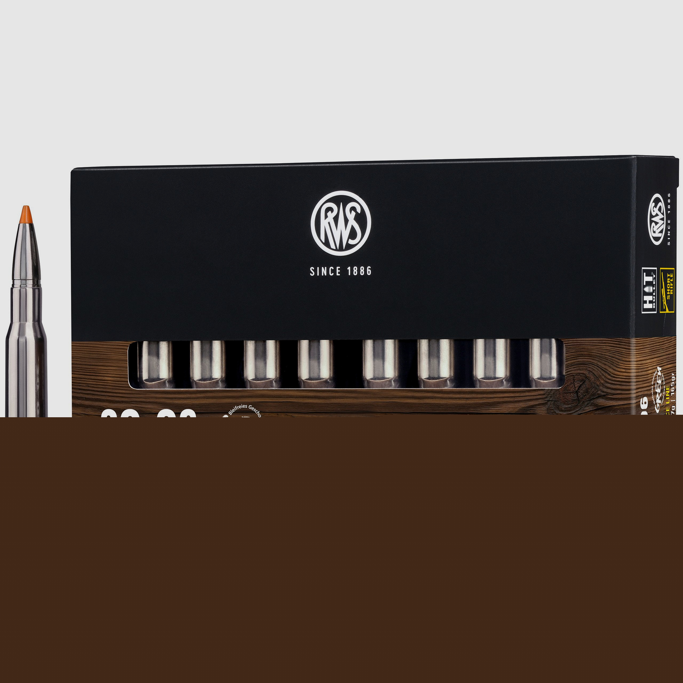 RWS Bchsenpatronen Hit Short Rifle .30-06 Spr.