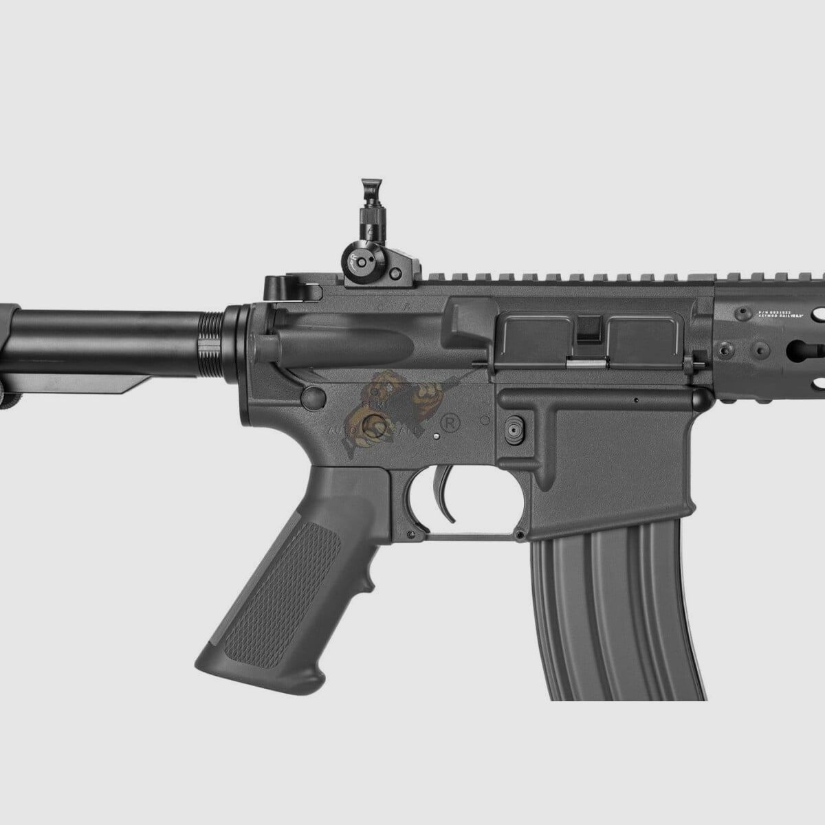 G&G CM15 KR CQB 8.5 Inch en Battleship Grey Airsoft S-AEG libre à partir de 18 ans