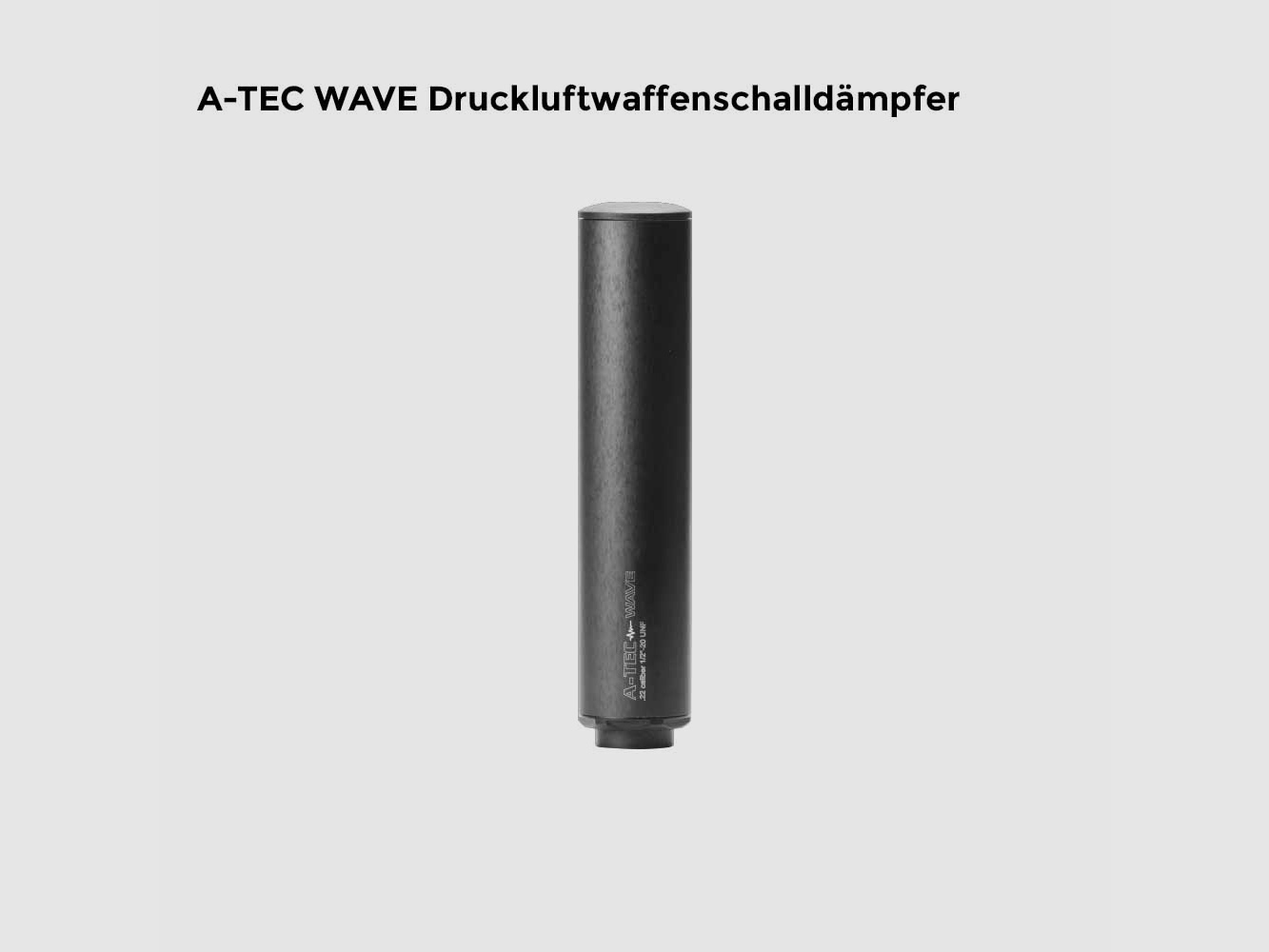 A-TEC WAVE Druckluftwaffenschalldämpfer 1/2”-28 UNEF