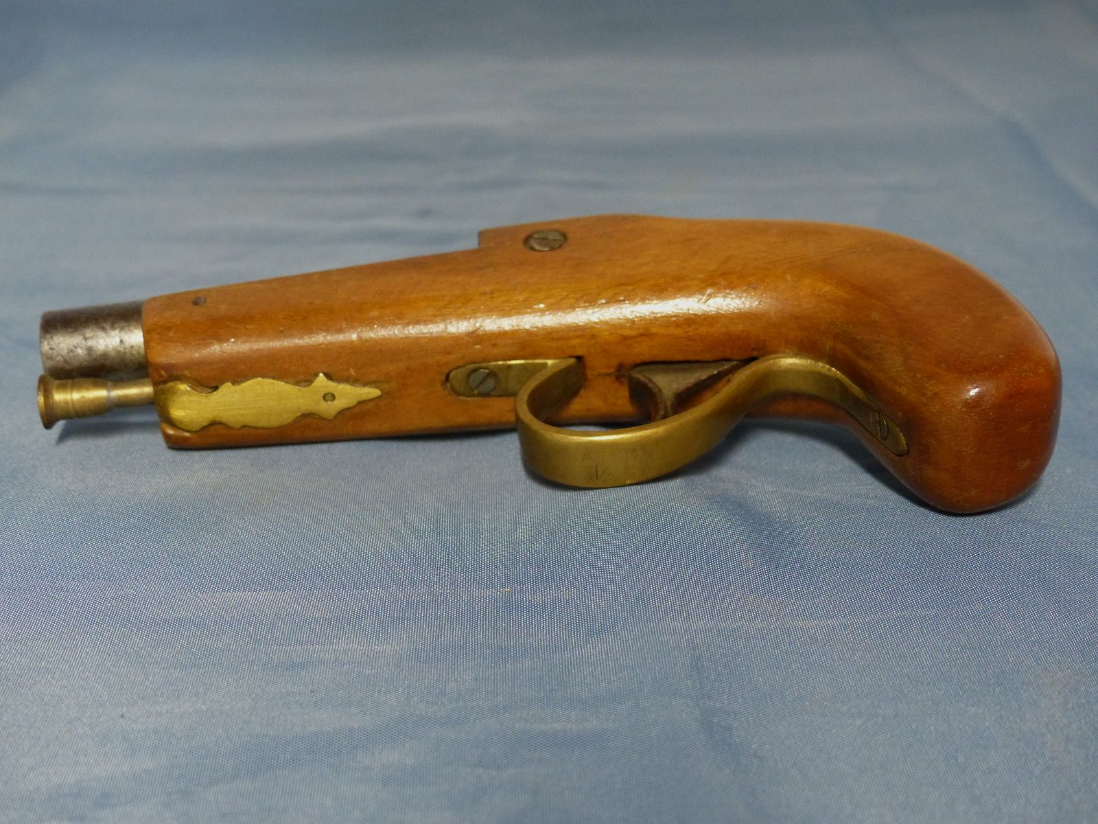Vorderlader Perkussion Pistole Derringer antik vintage
