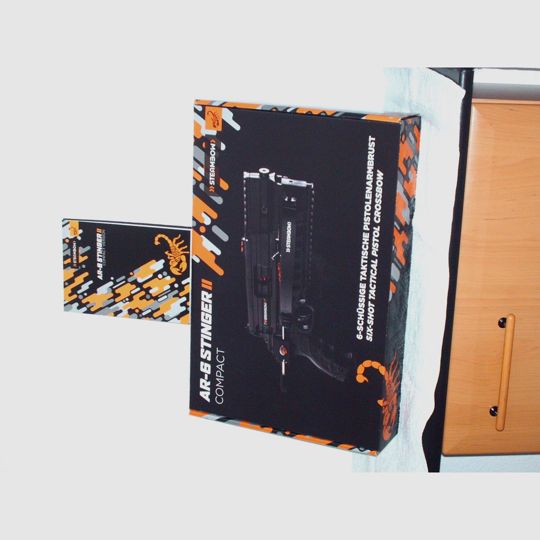 Steambow AR6-Stinger II Compact z 35 lbs łukiem z likwidacji gospodarstwa domowego