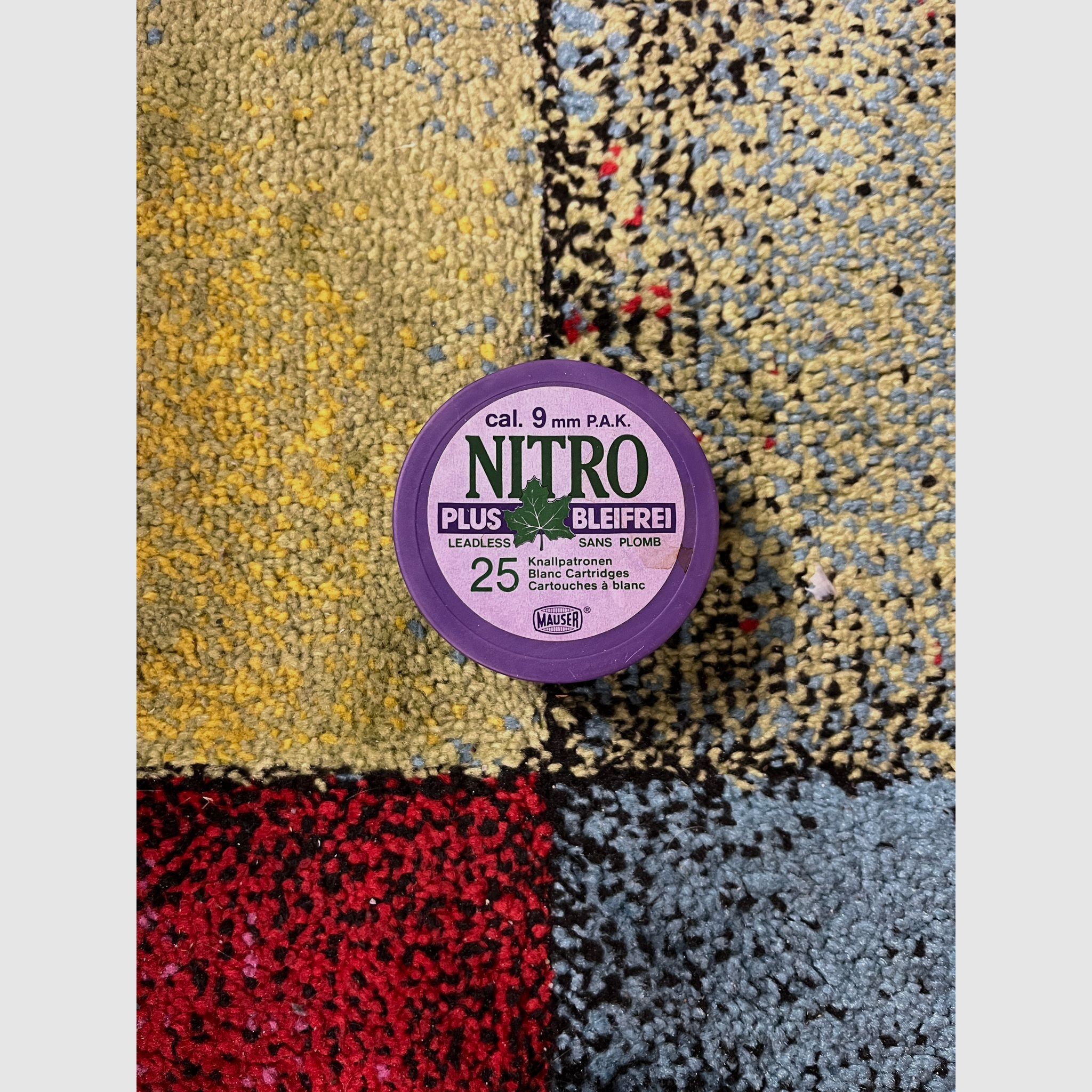 9mm PAK blank cartridges Mauser - collector!