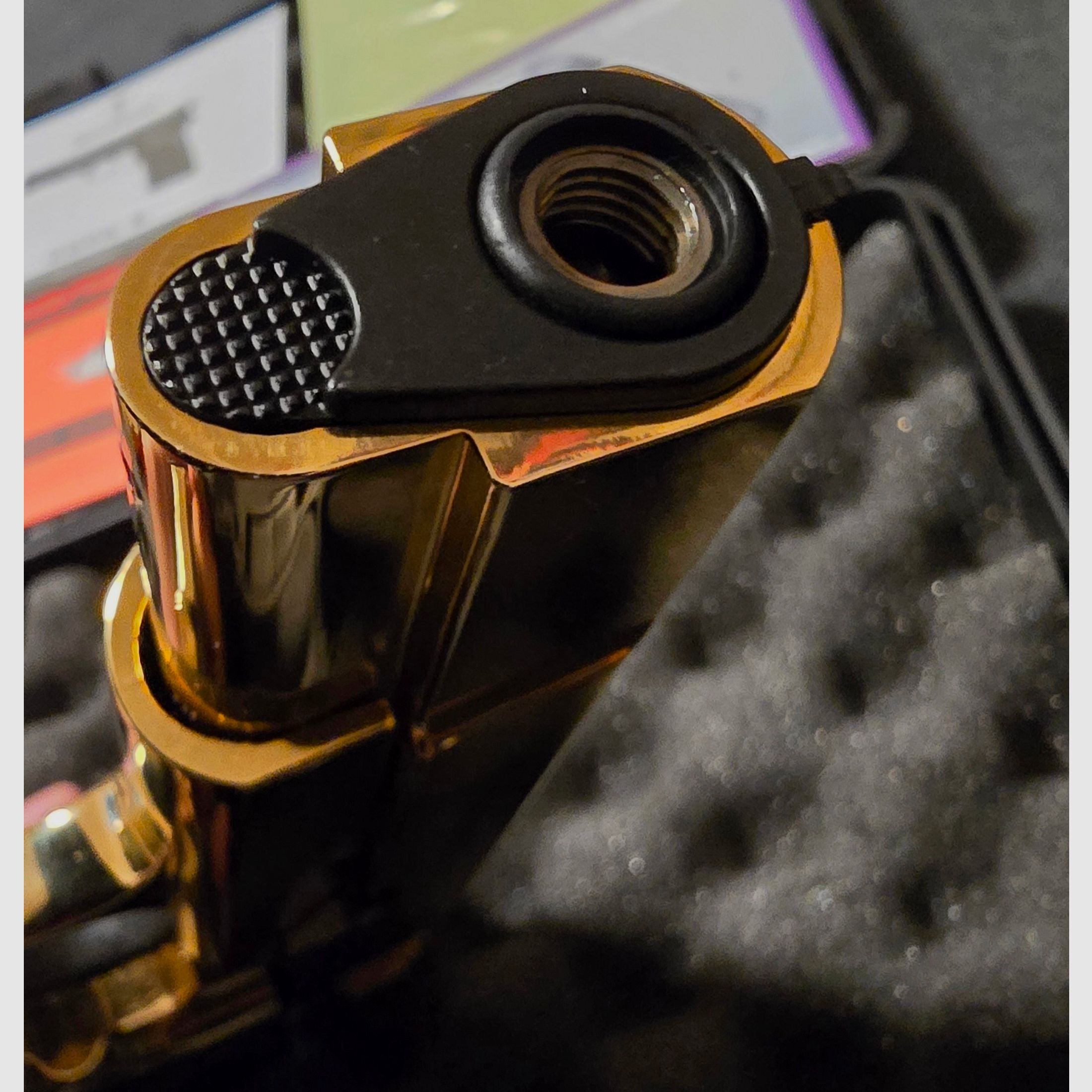 Browning GPDA 9 pistola a gas / pistola a salve placcata in oro 24 carati