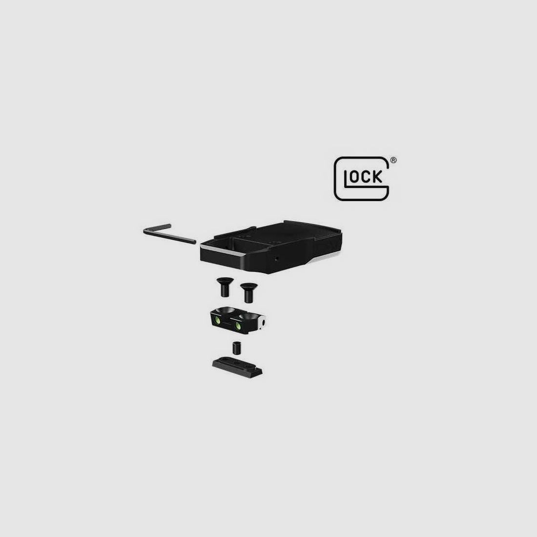 CAT SM2 Magnetmontage für Glock 17/19 mit Shield RMS Footprint