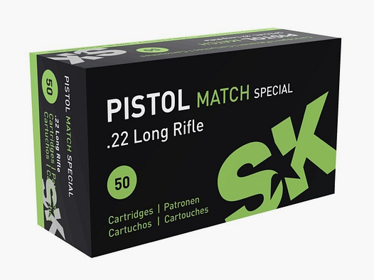 SK Nammo Schönebeck Pistol Match Special 40gr 50St .22lr