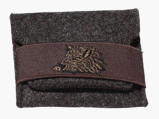 Felt cartridge case boar motif