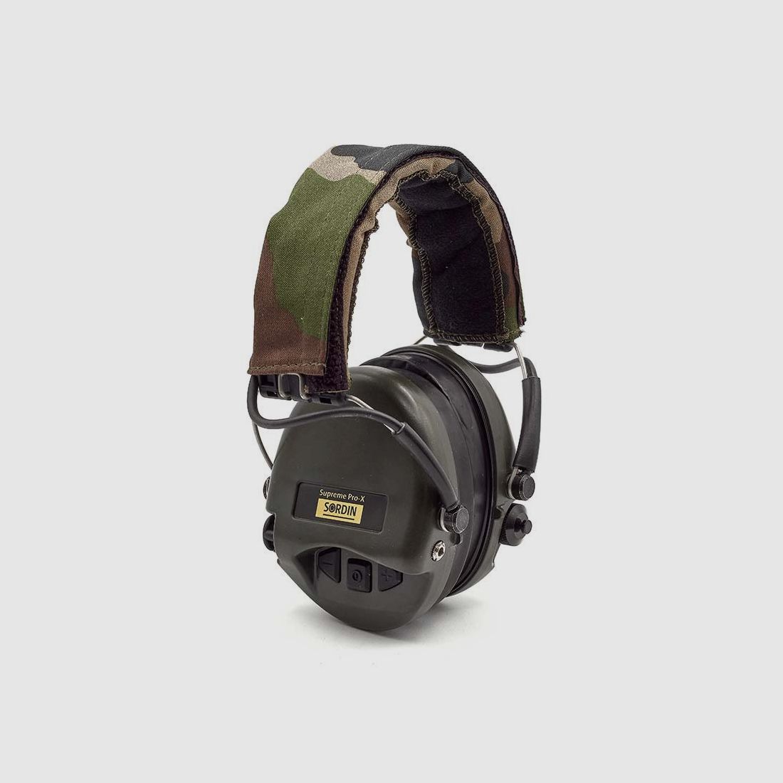 Sordin Supreme Pro-X LED Headband GEL – Green/Camo, image 1 of 3