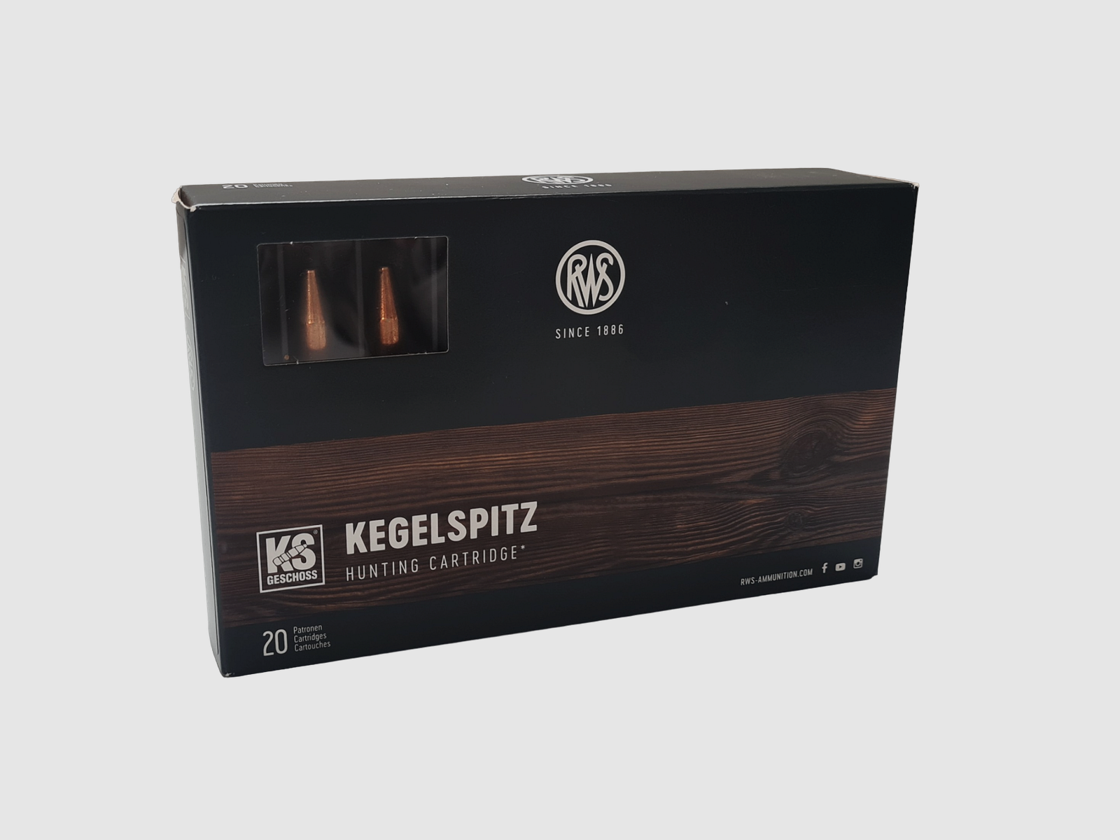 Amunicja RWS .308 WIN. KEGELSPITZ 9,7 g