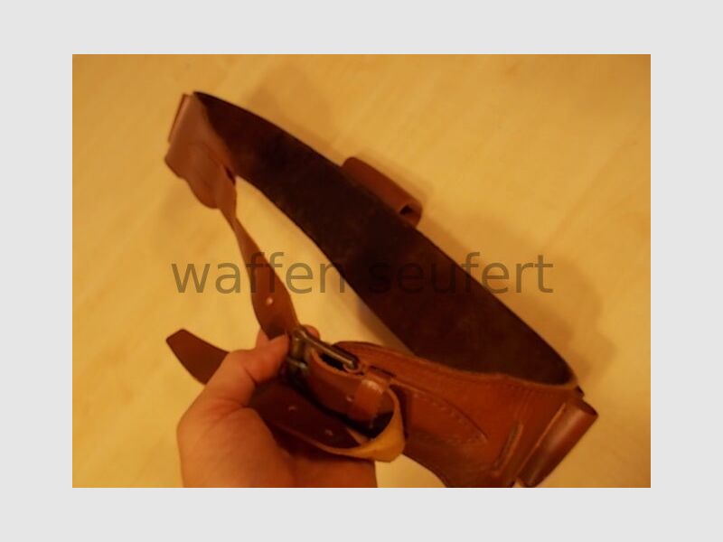 Shotgun cartridge belt 12 cartridge pouches medium e.g. 30-06