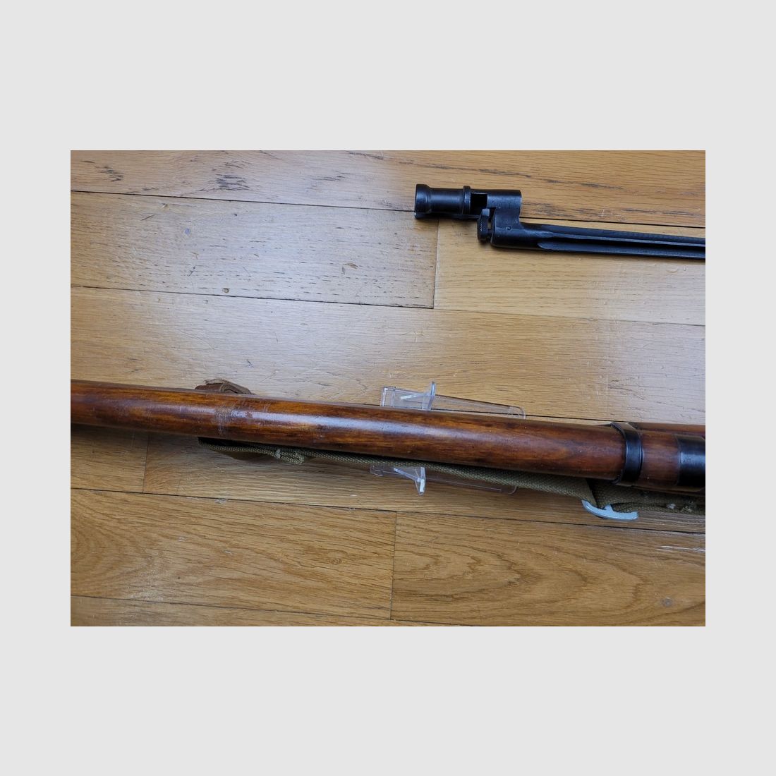 Mosin Nagant 1891/30 Gewehr – Vor-Kriegsqualität – Izhevsk 1930 – Achtkantgehäuse – Gewehrriemen und Bajonett – Ausgezeichneter Zustand oder das Liebesgelübde von Sergej und Tatiana!, Bild 21 von 22