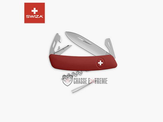 Nóż SWIZA D03 11 Funkcji Czerwony