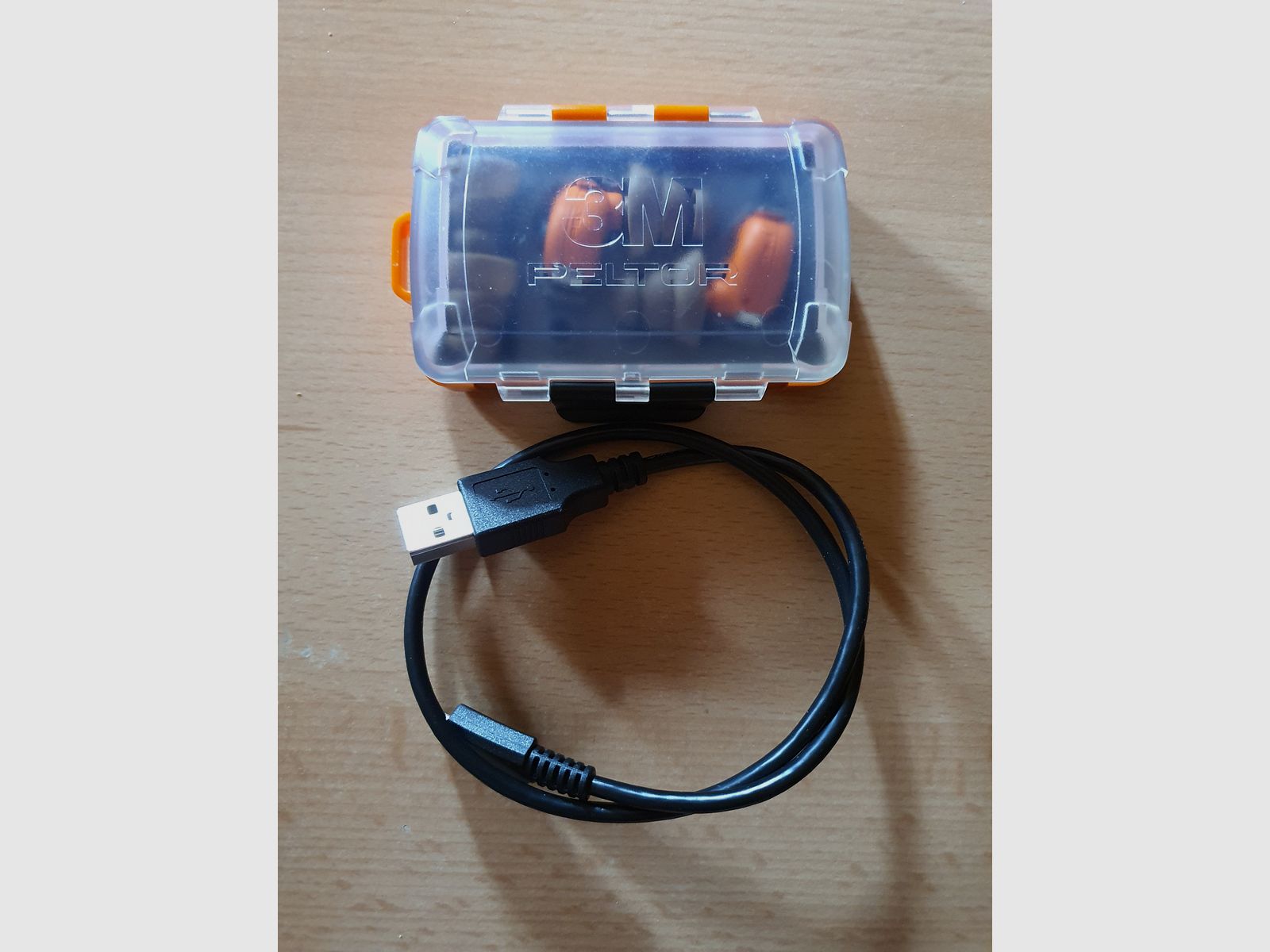 3M PELTOR EEP-100 EU Elektroniczne zatyczki do uszu pomarańczowe