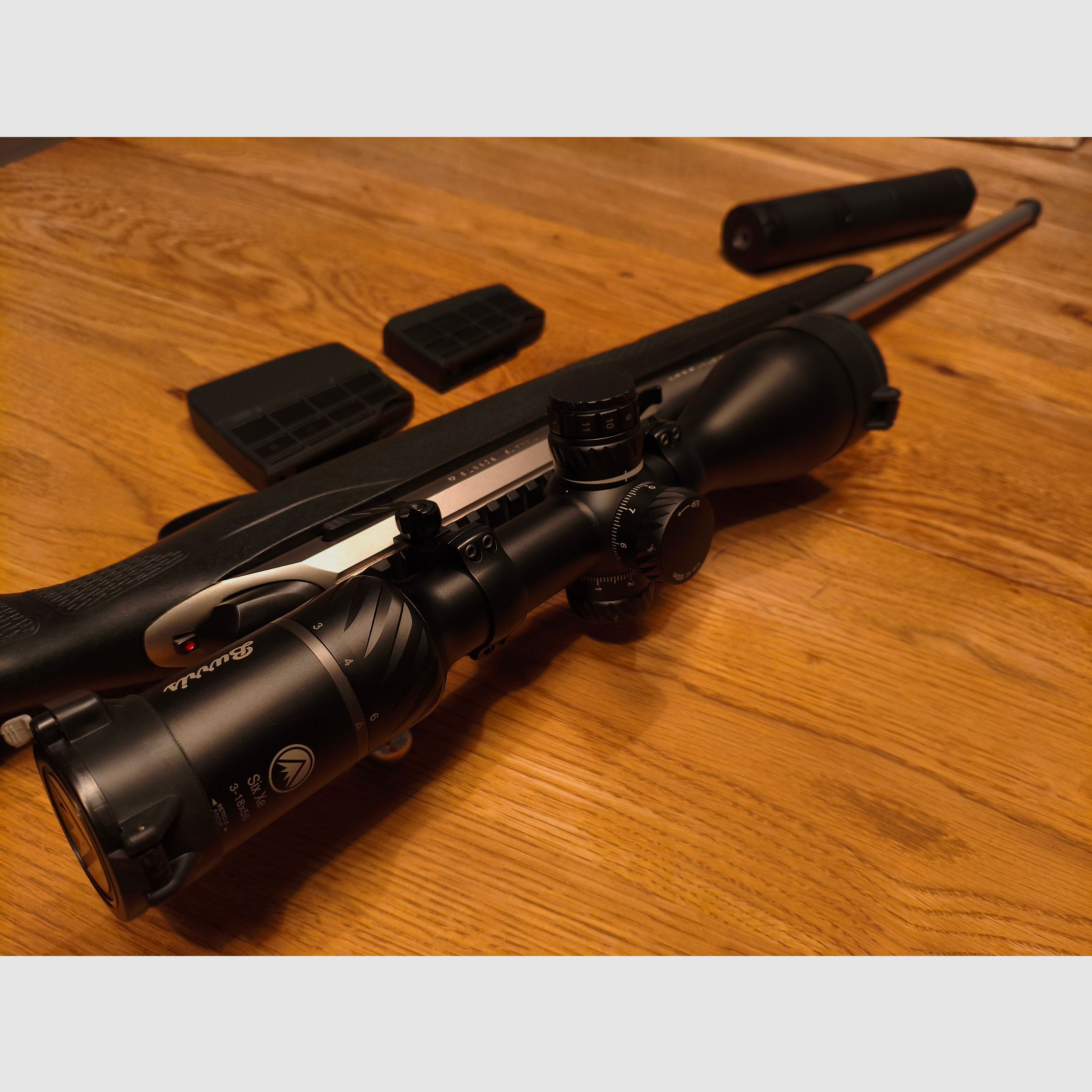 TIKKA T3 LITE STAINLESS 22-250 jagdfertiges KOMPLETTPAKET inkl. BURRIS und A-TEC