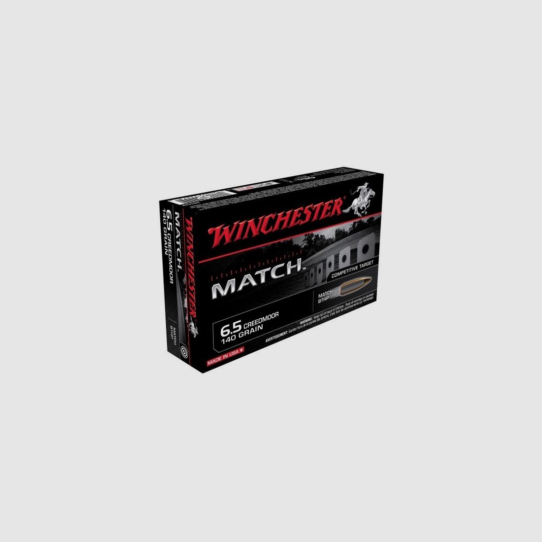 Winchester - 6,5 Creedmoor - BTHP - 9,07g/140grs