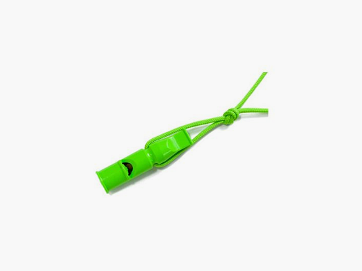 Mystique Mystique Acme fischietto a doppio tono con trillo 640 Verde neon con cordino