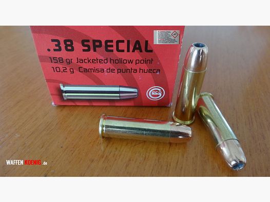 Geco	 100 GECO Patronen .38 Special HP