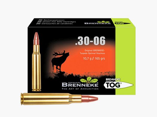 Brenneke .30-06 Spr. TOG 10,7g/165grs. – 20 Stk.