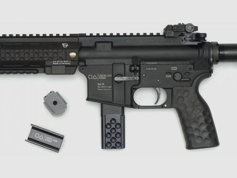 Oberland OA-15 PR M9 SHORT, 12" Heavy Barrel, OA MSR Handguard 9,5", beids. Sicherung, OA M4-Schaft, BUIS