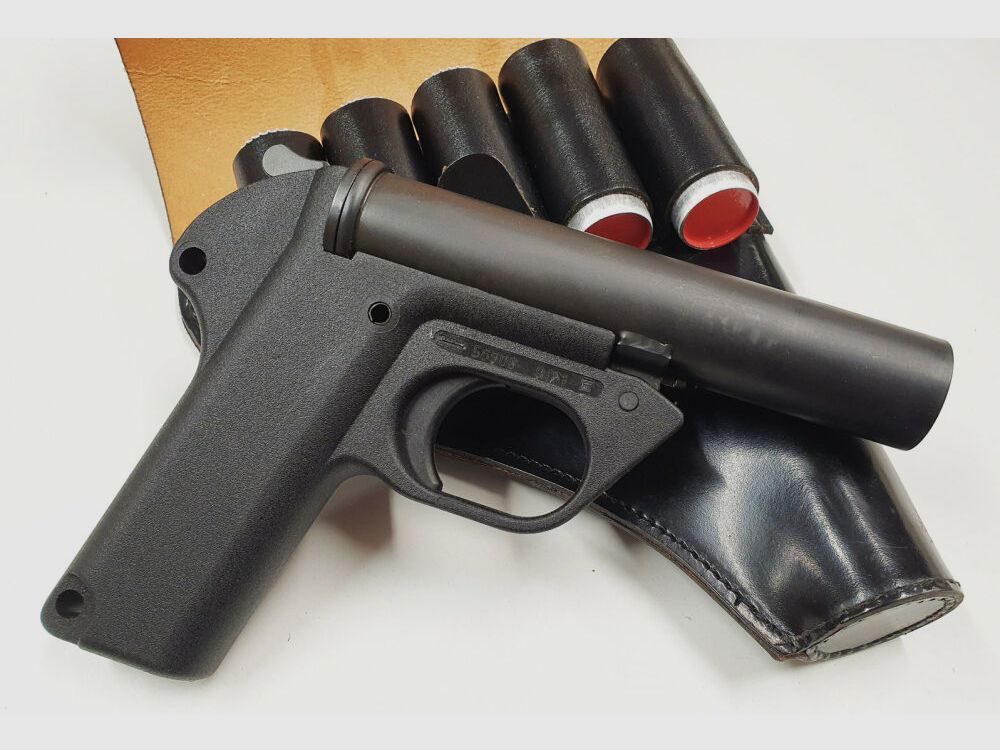 GEBR. DEWALD OHG HK P2 Borsa per pistola segnaletica SigPi P2A2, immagine 8 di 9