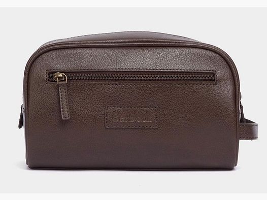 BARBOUR LEATHER WASHBAG