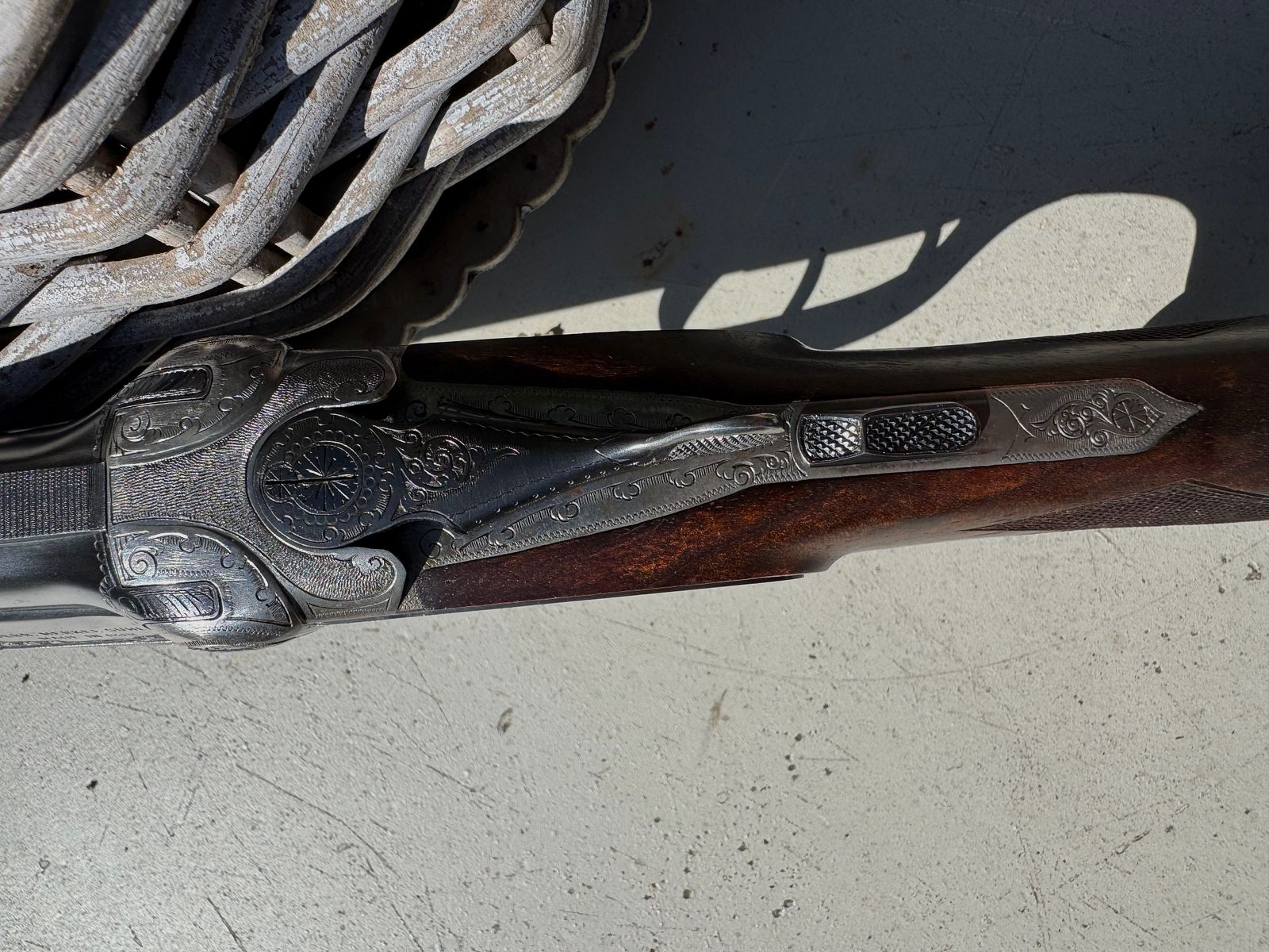 Merkel chef-d'œuvre verrou latéral fusil de chasse, fusil à deux canons et carabine 203E calibre 12/70 .30R Blaser & 9,3x74R