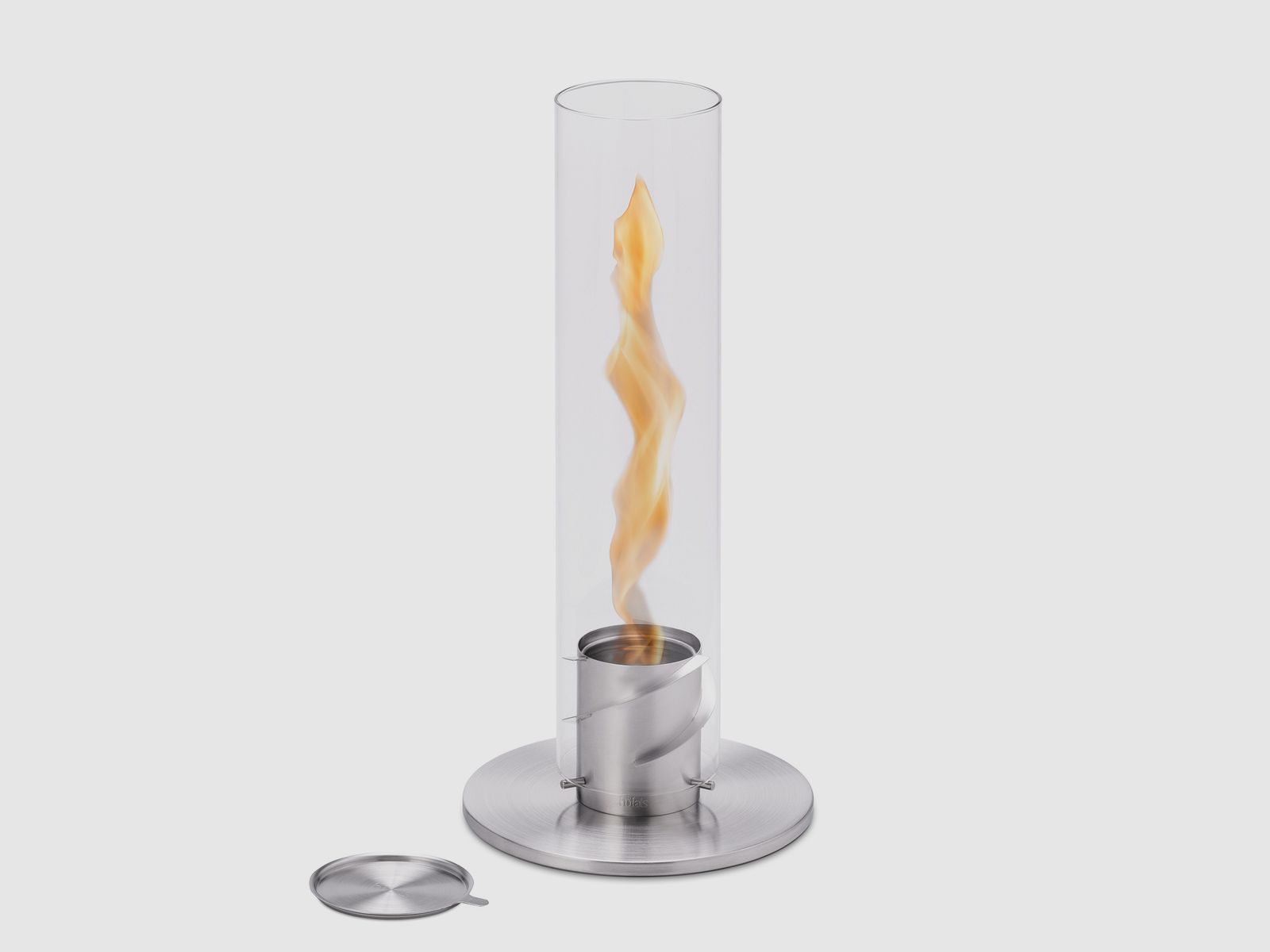 Höfats Spin 90 Tischfeuer silber Jagd