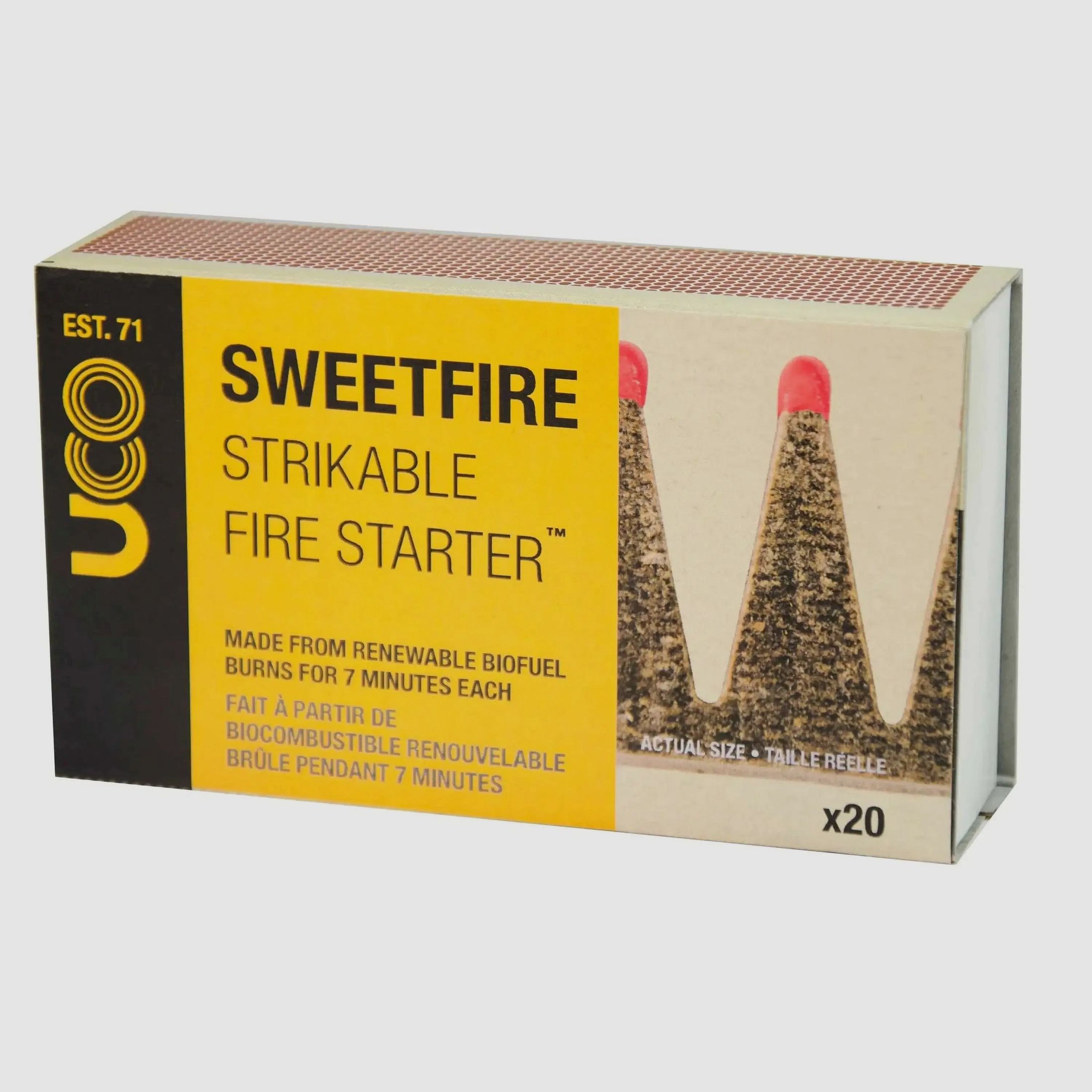 UCO UCO Zapałki SweetFire 20 sztuk