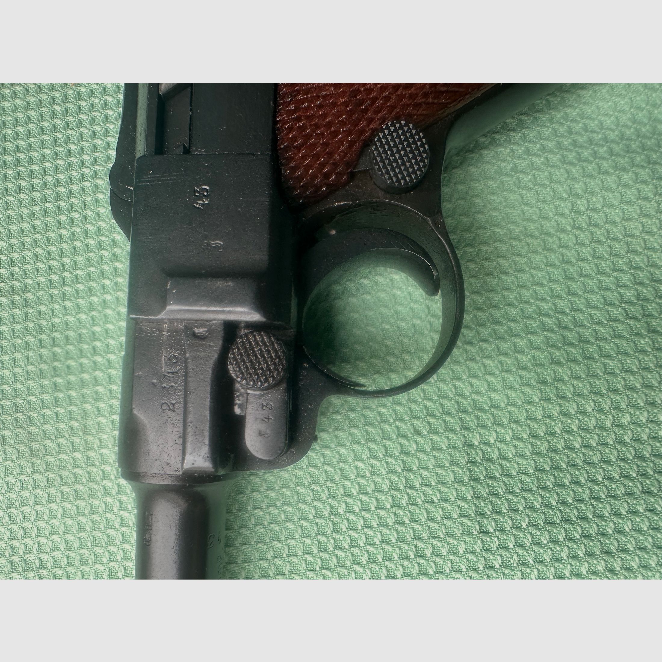 Pistool DWM 08 Erfurt Nummerngelijk 2643