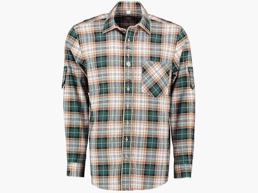 OS TRACHTEN MEN'S SHIRT FLANNEL EDELWEIS