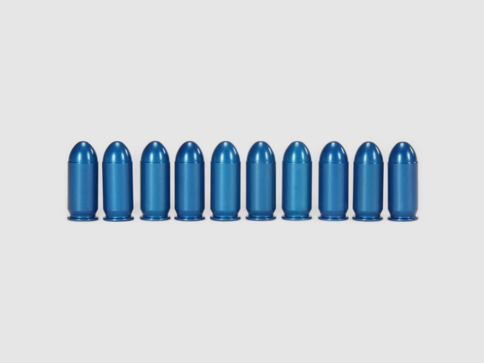 A-Zoom Dummy Round Aluminum Anodized .45 ACP 10 Pieces