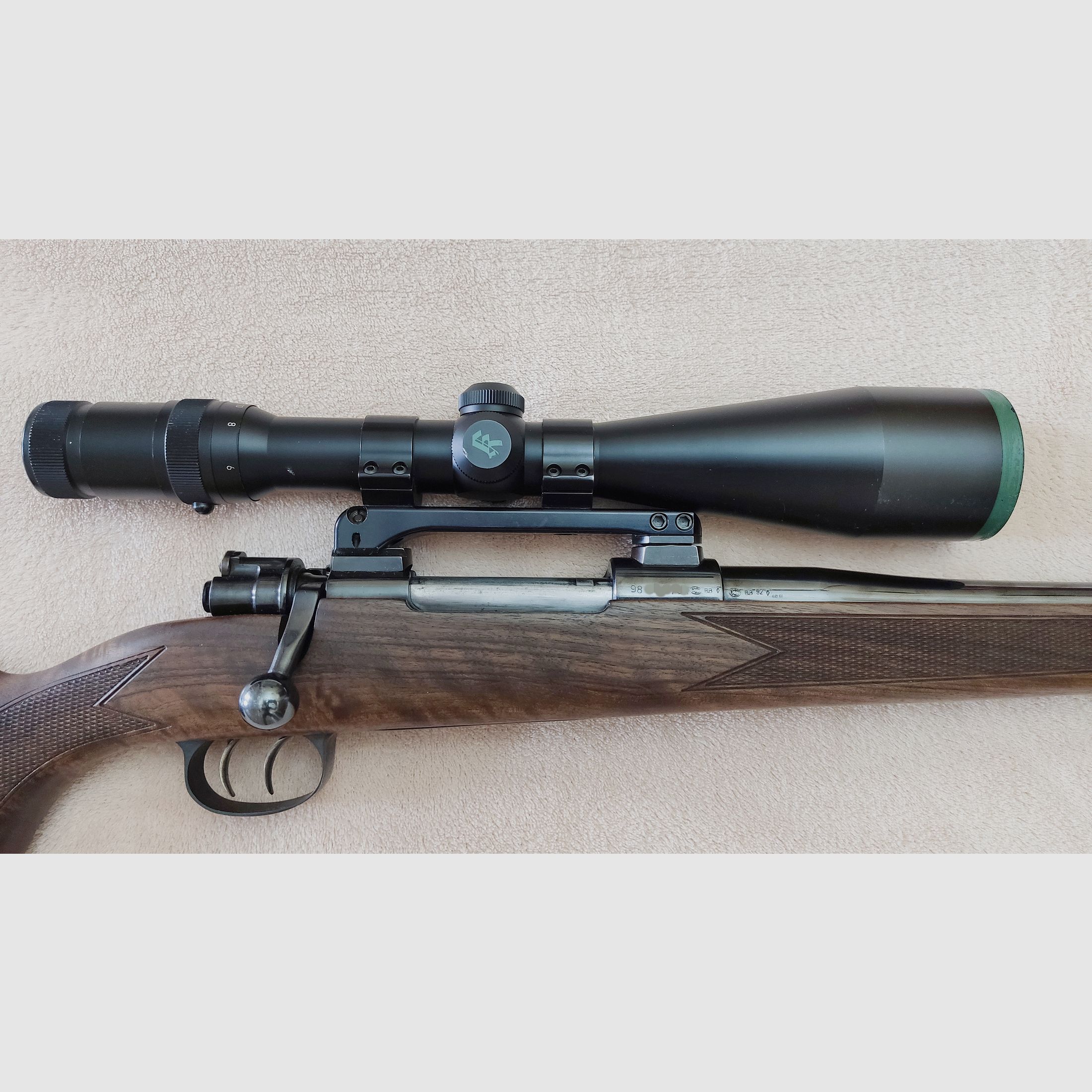Mauser rifle hunting k98 Zastava M70 M98 98k young hunter complete set tracking dog handler .30-06 muzzle thread M15 thread for suppressor with reproof