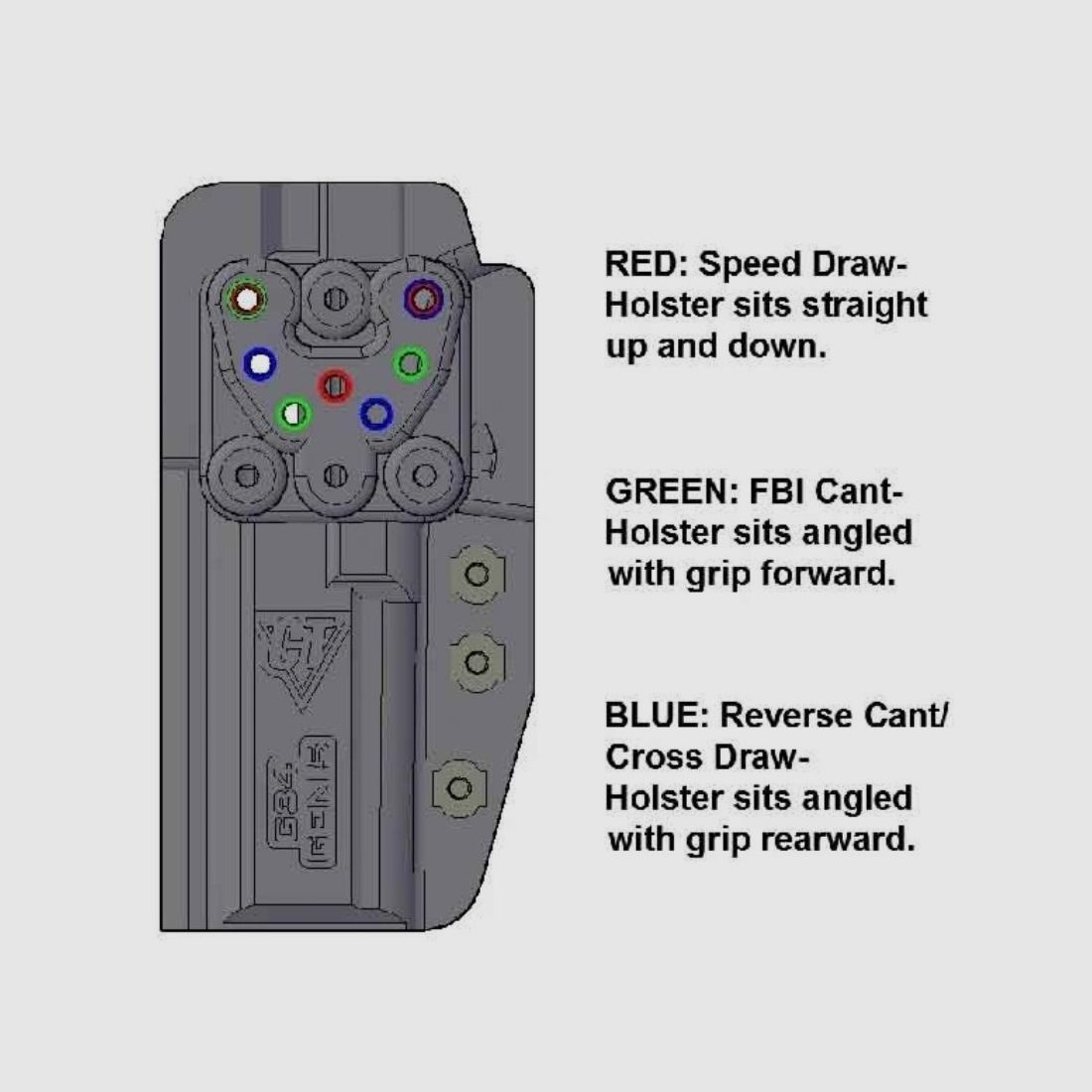 CZ Shadow II COMP-TAC International KYDEX Holster rechts schwarz IPSC-zugelassen