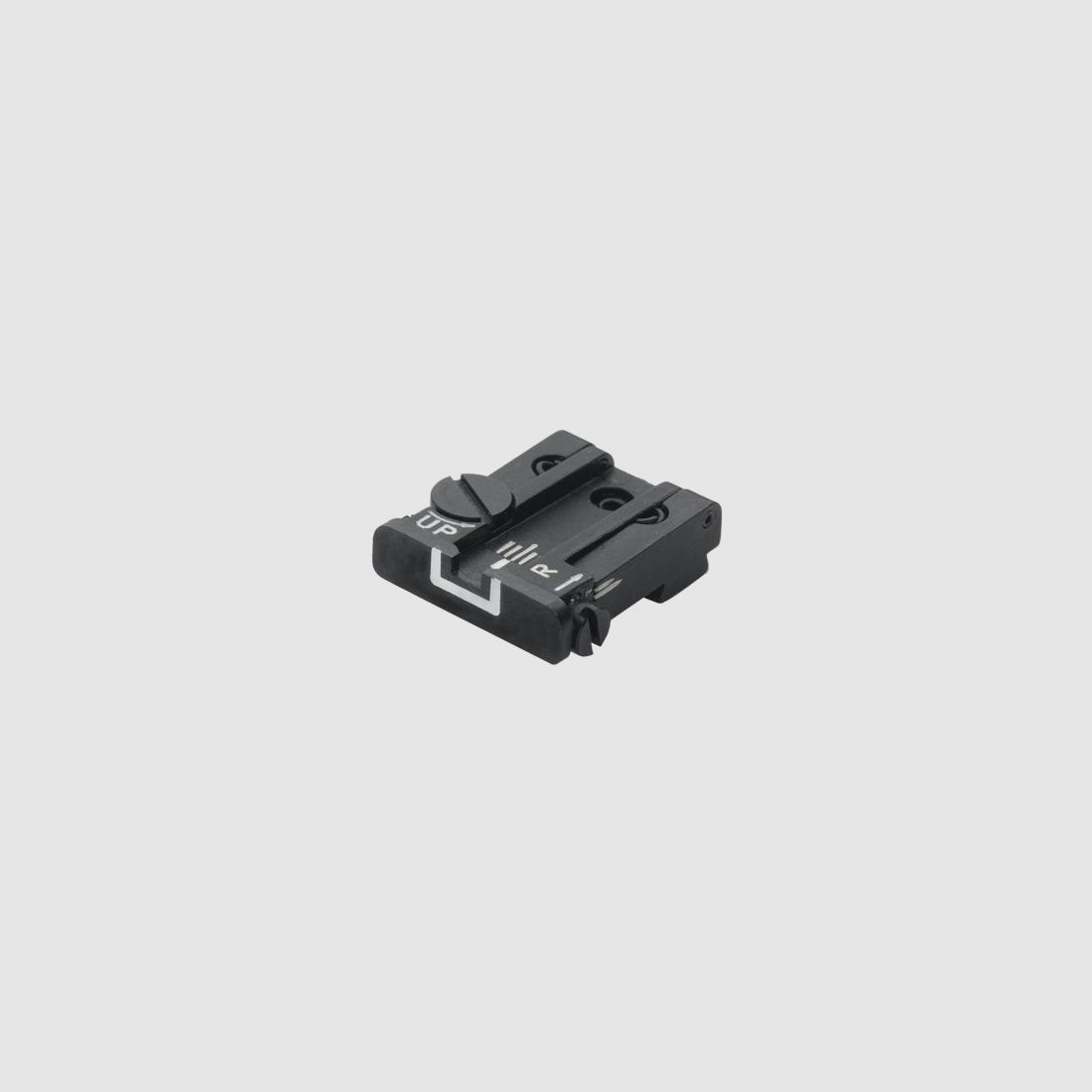 LPA TPU32GL18 mira micrométrica ajustable para pistolas Glock – Contorno Blanco