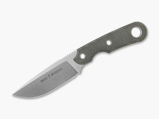 Viper Basic 1 D2 Micarta Green Messer