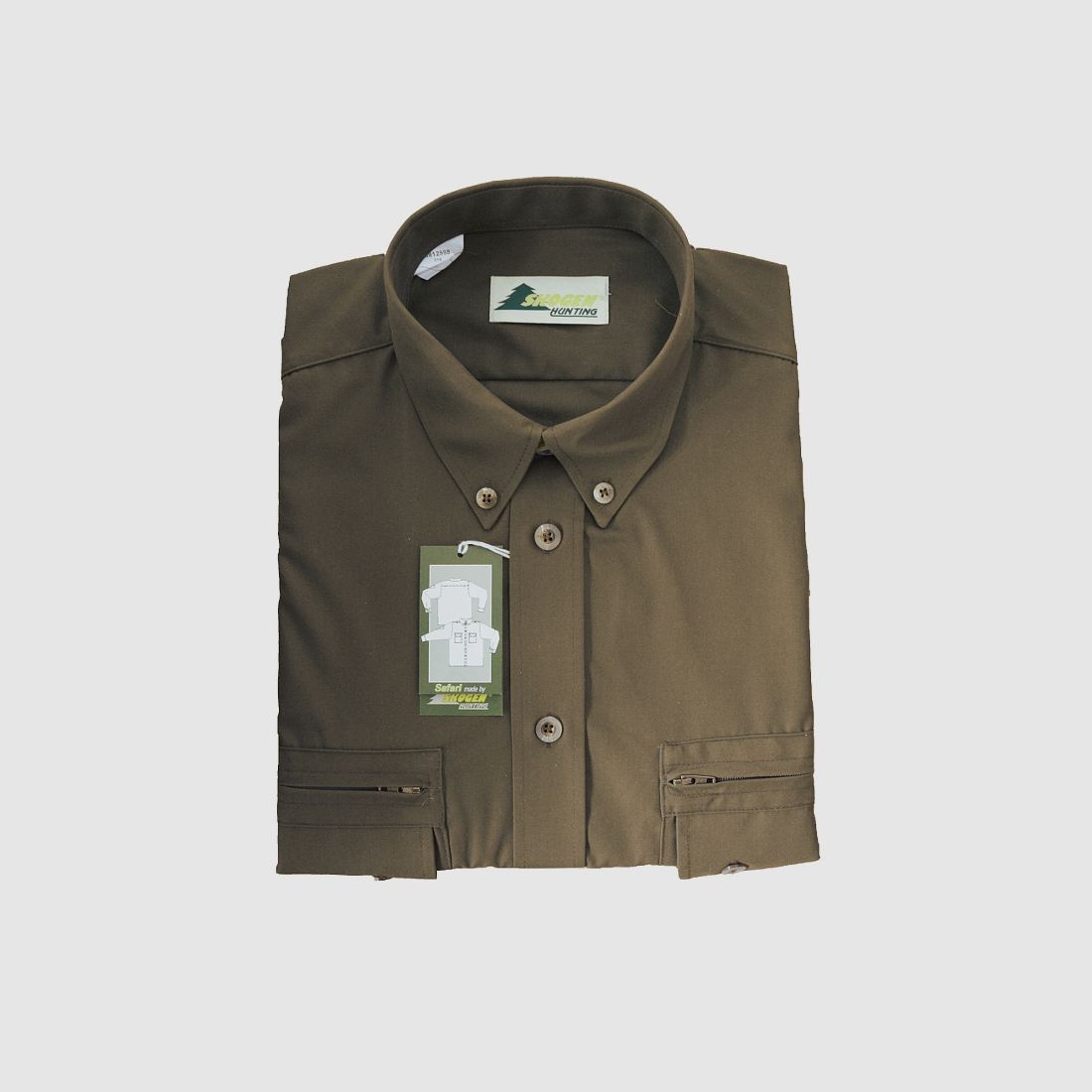 Hubertus Jagdbekleidung Jagdhemd 40 Dunkel Oliv