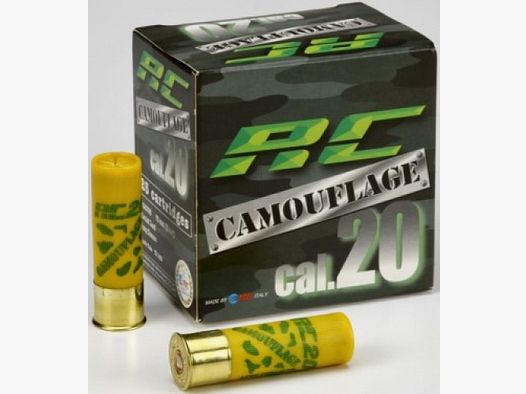 RC Patronen RC20 Camouflage Kal.20 gr.30 pb.6 spezielle Taube
