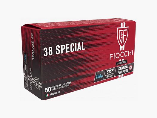 .38 Spec. Fiocchi SJSP 158gr/10,24g (700393)