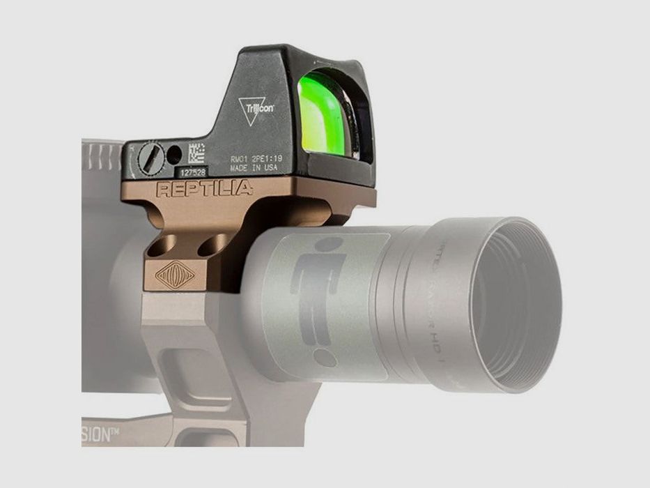 Reptilia Corp ROF-90 Montage Geissele Super Precision 30-mm pour RMR/SRO, noir