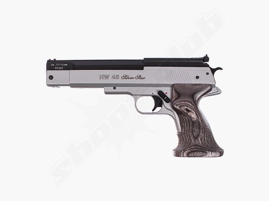 Weihrauch HW 45 Silver Star Luftpistole 4,5mm Diabolo