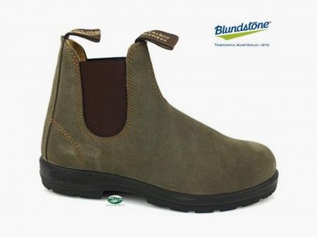 BLUNDSTONE Boot Olive suede 552
