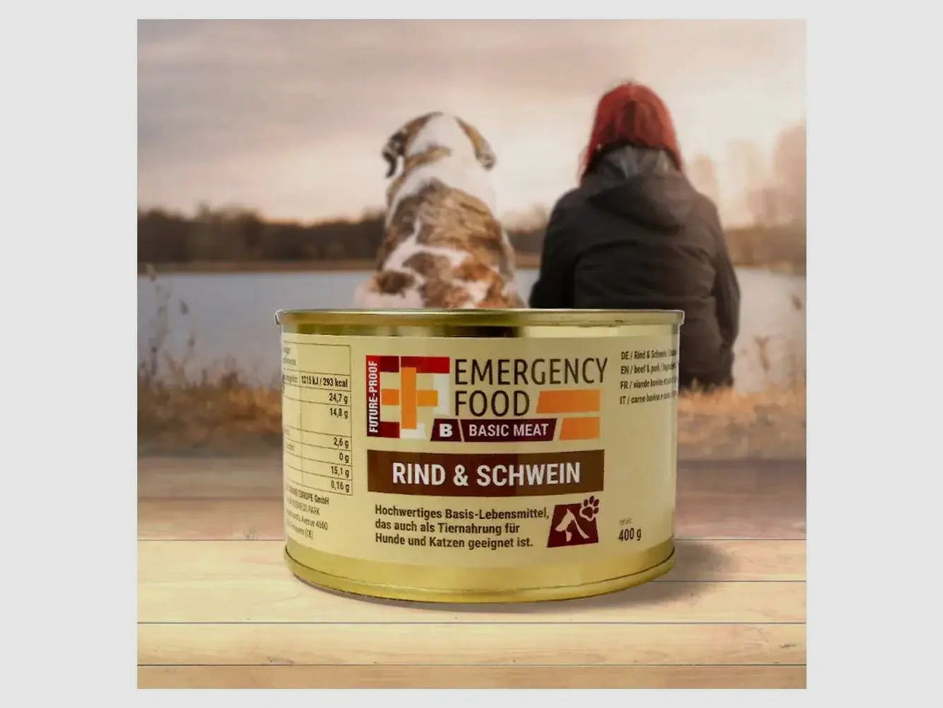 EF Emergency Food Emergency Food Basics Meat Rind Schwein